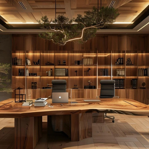 Wooden Office Interior Work in Delhi