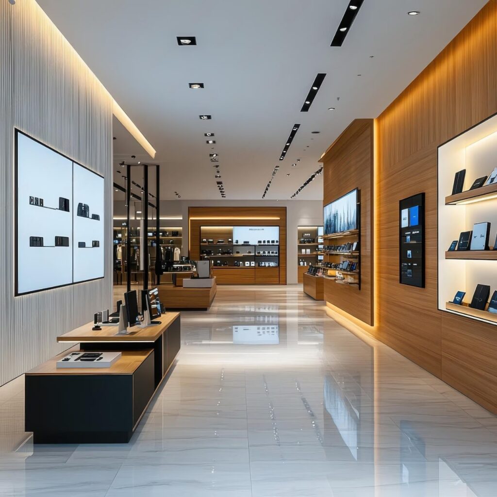 Wooden Showroom Interior Work Delhi